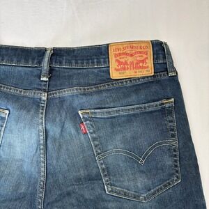 Levis 502 Jeans Mens 34X32 Blue Taper Fit Dark Wash Casual Preppy Pockets